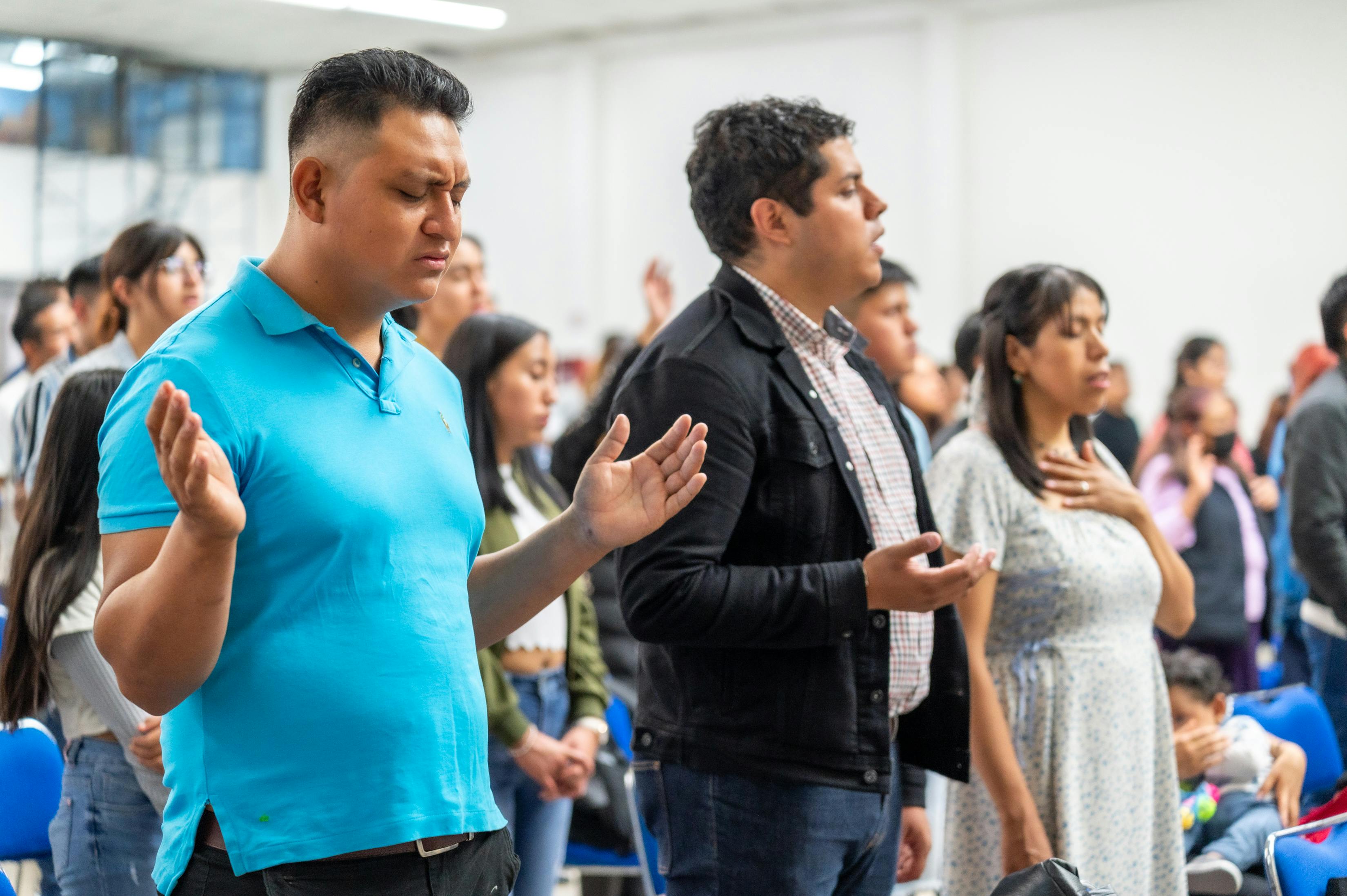 Reunión comunidad evangélica en Neiva